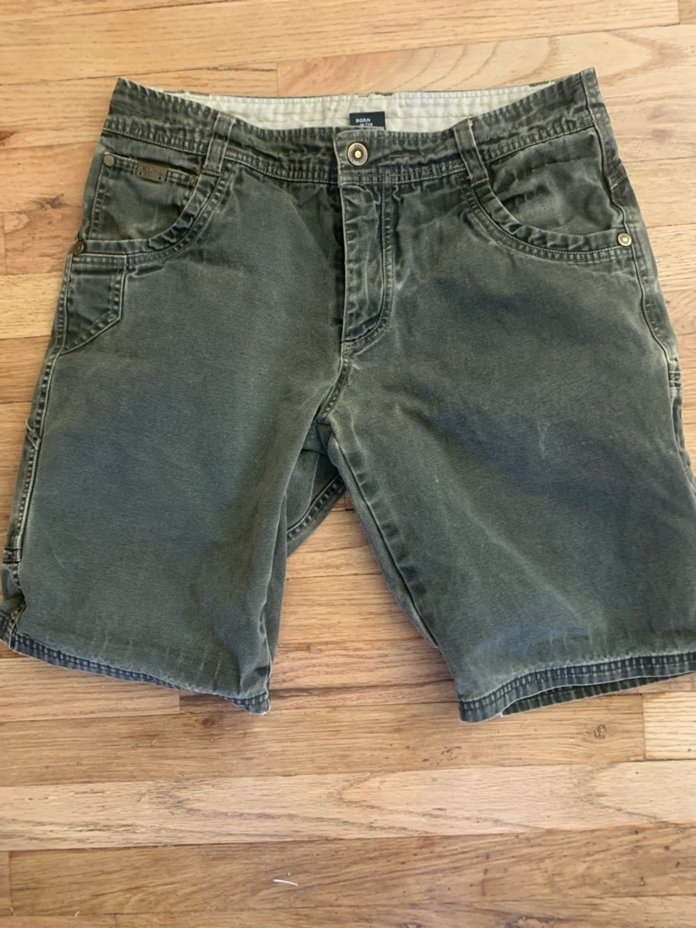 Kuhl Men's Olive Green Cargo Shorts